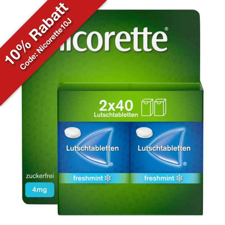nicorette® Lutschtabletten 4 mg freshmint 