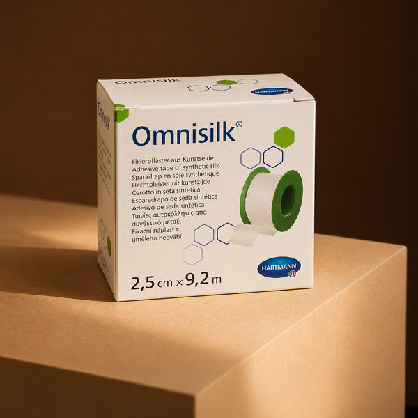 Omnisilk Fixierpflaster Kunstseide 2,5 cmx9,2 m