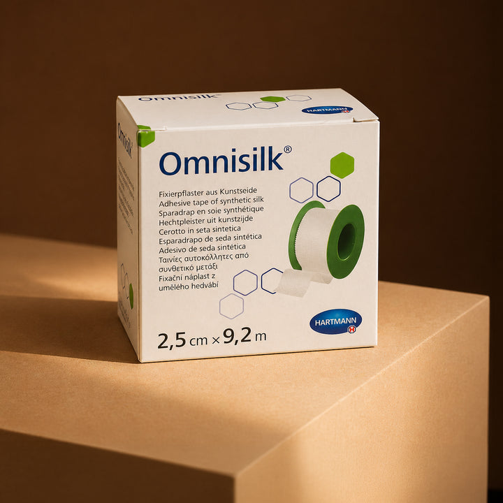 Omnisilk Fixierpflaster Kunstseide 2,5 cmx9,2 m